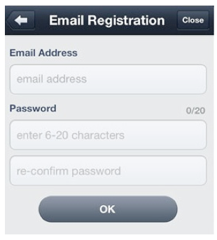 ขั้นตอนการลงทะเบียน Email ใน Line ขั้นตอนการลงทะเบียน Email ใน Line