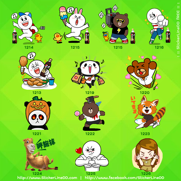 New Line Sticker Free 01-Oct-13