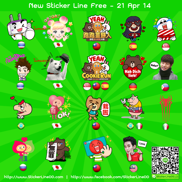 Update New Sticker Line Free - 22.Apr.14 Update New Sticker Line Free - 22.Apr.14