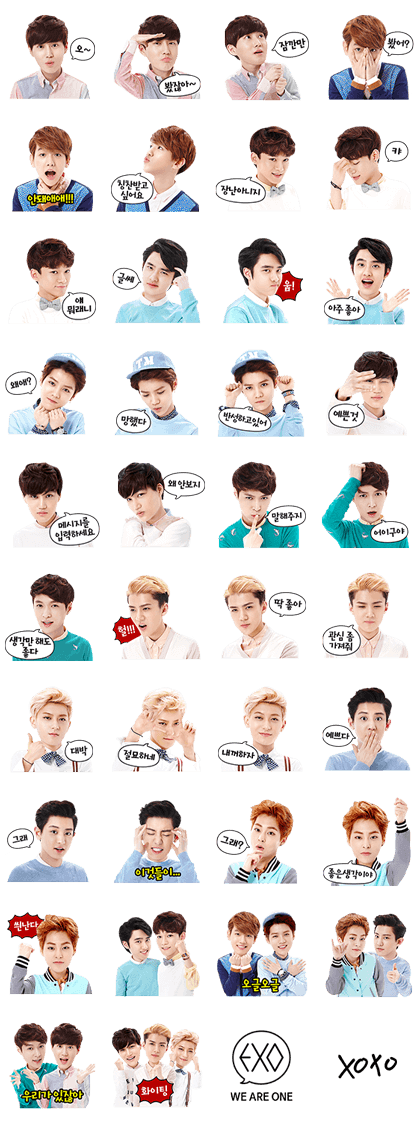 StickerLine2473-EXO Special