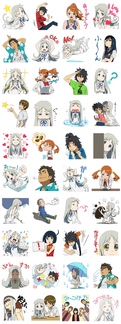 Sticker3002-Anohana -The Flower We Saw That Day-