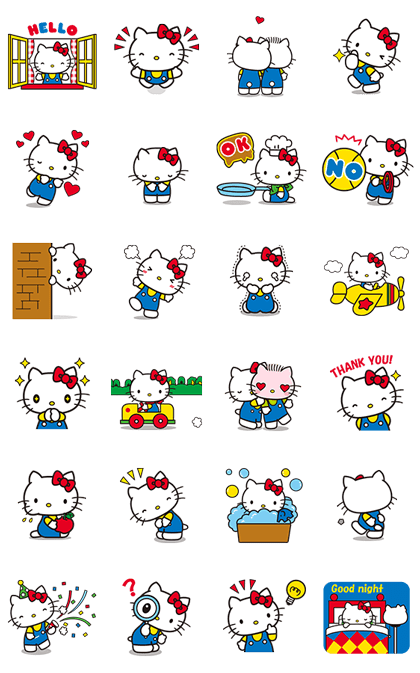 Sticker3111-Hello Kitty Animated Stickers [เคลื่อนไหวได้]