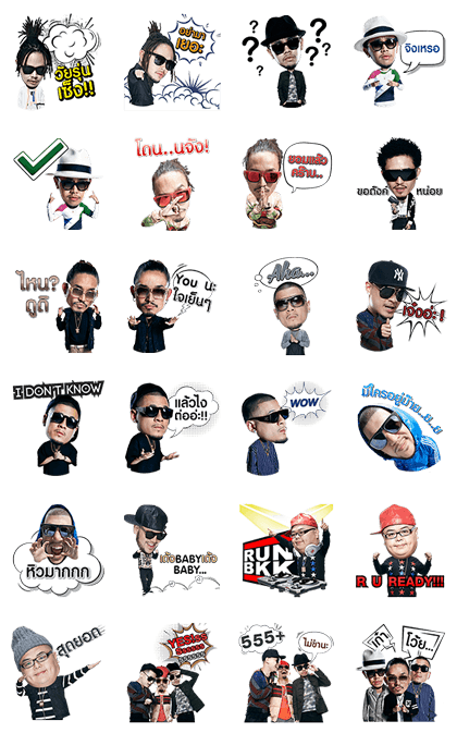 Stickerไลน์4183-Thaitanium ไทยเทเนียม [มีเสียงพูดได้]