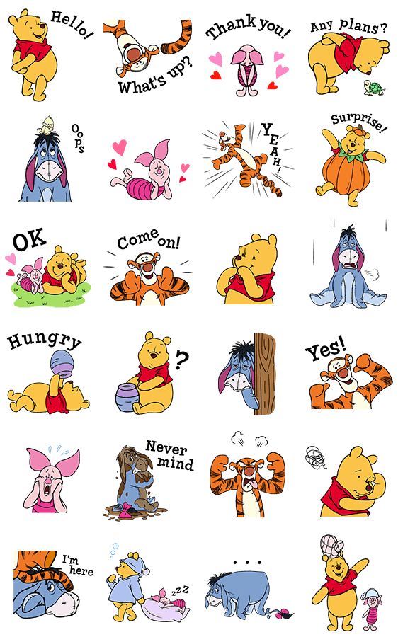 Sticker5266-Pooh-Friends-Cute-Cuddly [ดุ๊กดิ๊ก]   