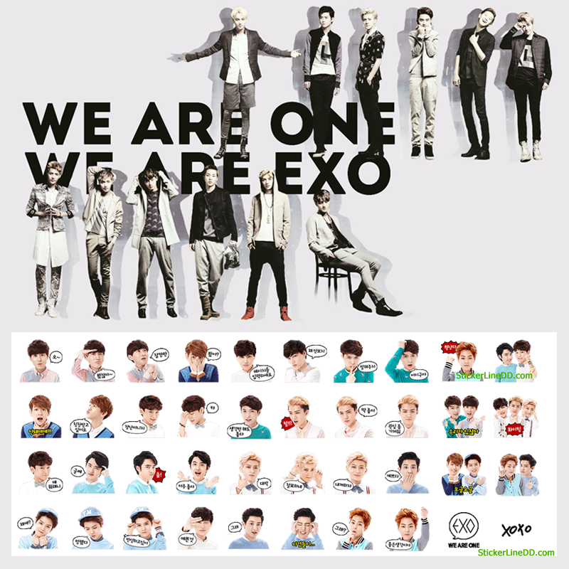 StickerLine2473-EXO Special