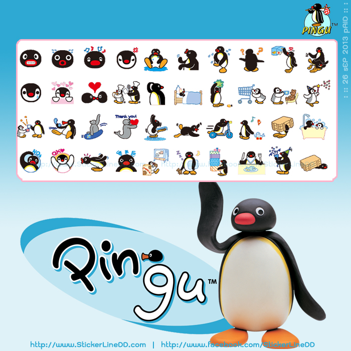 สติ๊กเกอร์ไลน์ 1209 - Pingu
