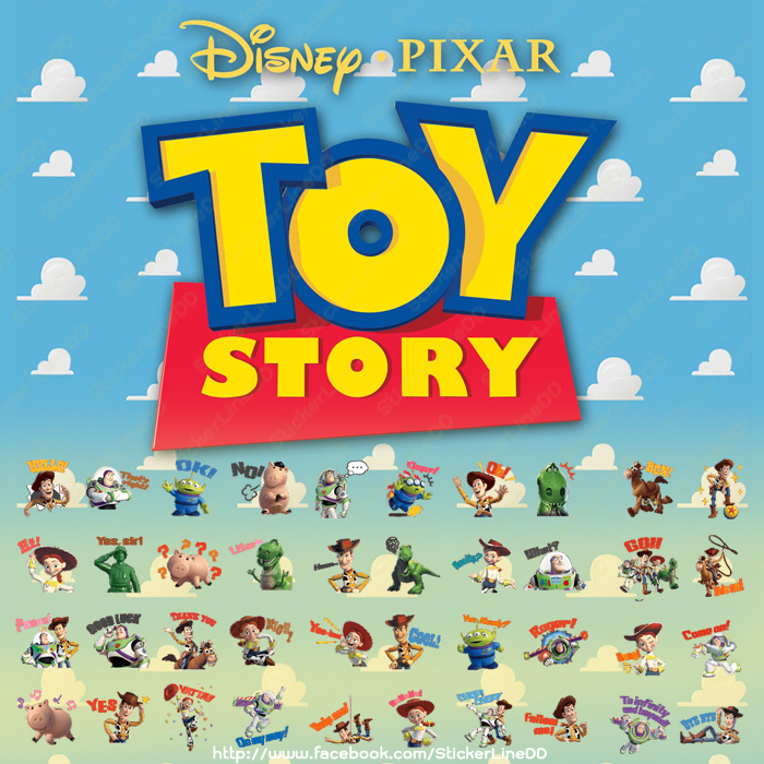 Line Sticker 1126 - Toy Story