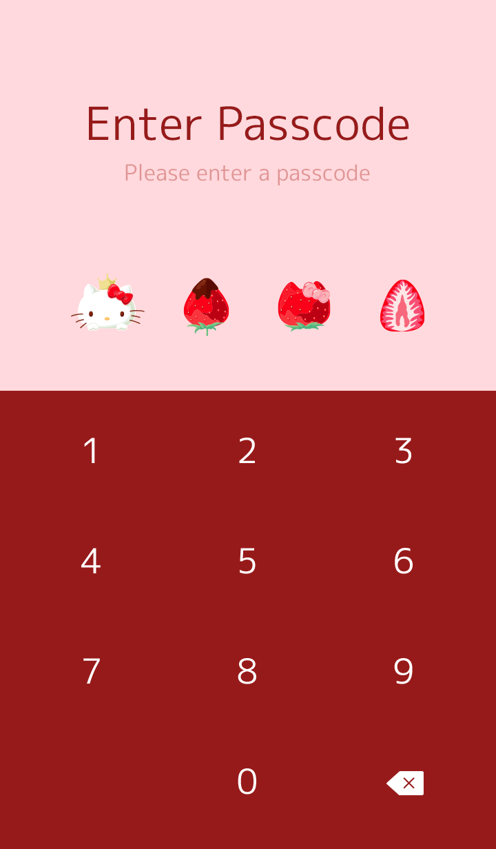 Theme-Hello Kitty-Strawberry Chocolat 