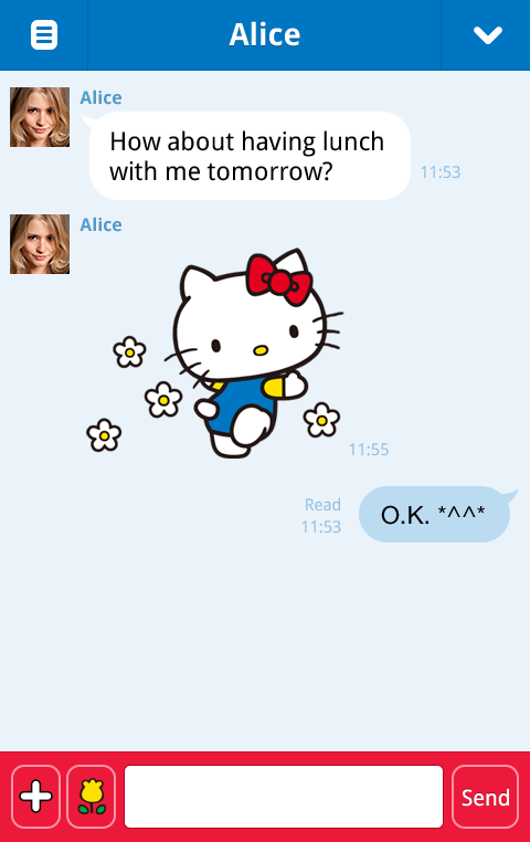 Theme Line - Hello Kitty  ธีมไลน์ - ฮัลโล คิตตี้