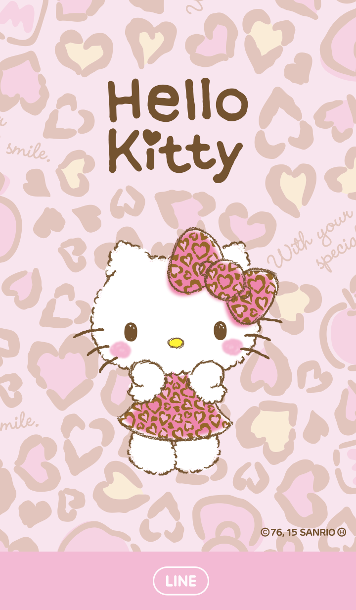 Theme-Hello Kitty เสือดาวสีชมพู