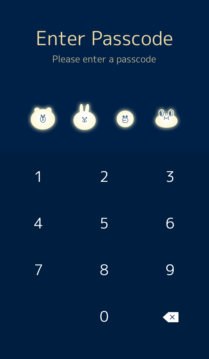 Theme-LINE Twinkle Night  