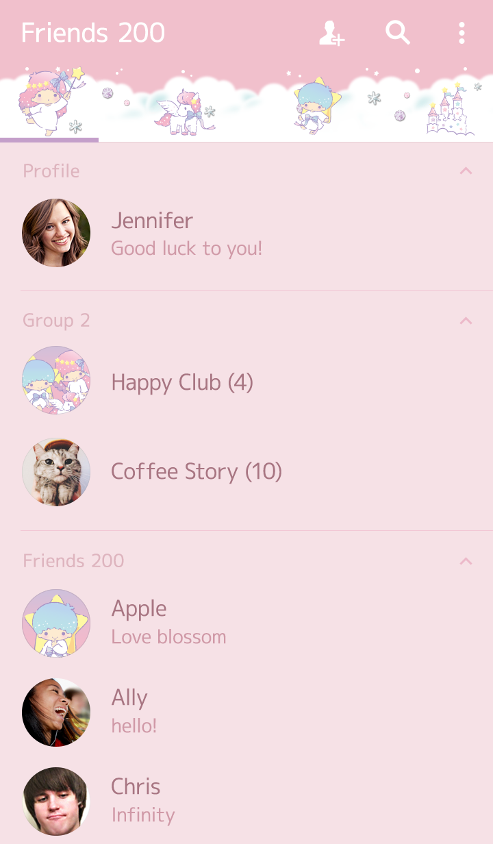 Theme-Little twin stars aurora fantasy-ลิตเติ้ลทวินสตาร์ ออโรร่าแฟนตาซี 