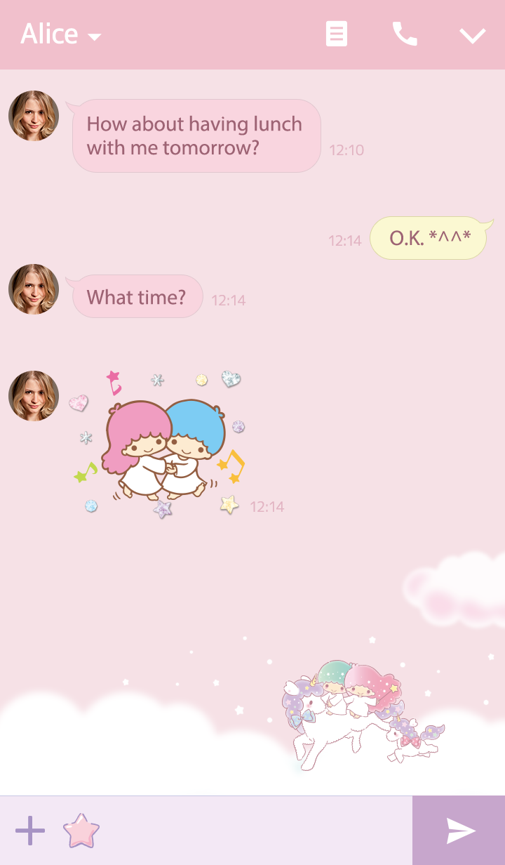 Theme-Little twin stars aurora fantasy-ลิตเติ้ลทวินสตาร์ ออโรร่าแฟนตาซี 