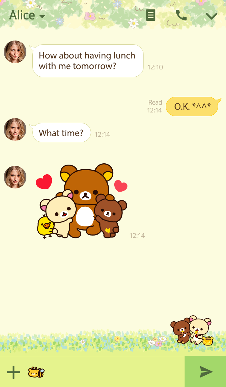 Theme-rilakkuma korilakkuma with a new friend  