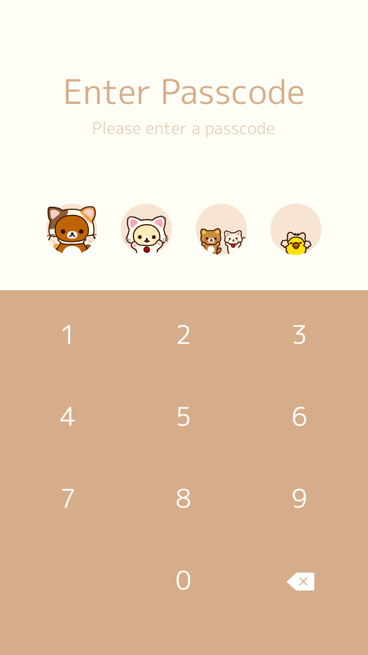 Theme-Rilakkuma Purrrfectly Relaxed  