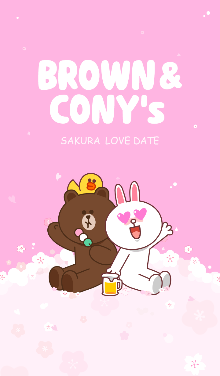 Theme-BROWN-CONY SAKURA LOVE DATE