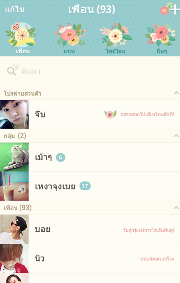 Theme Vintage Flower
