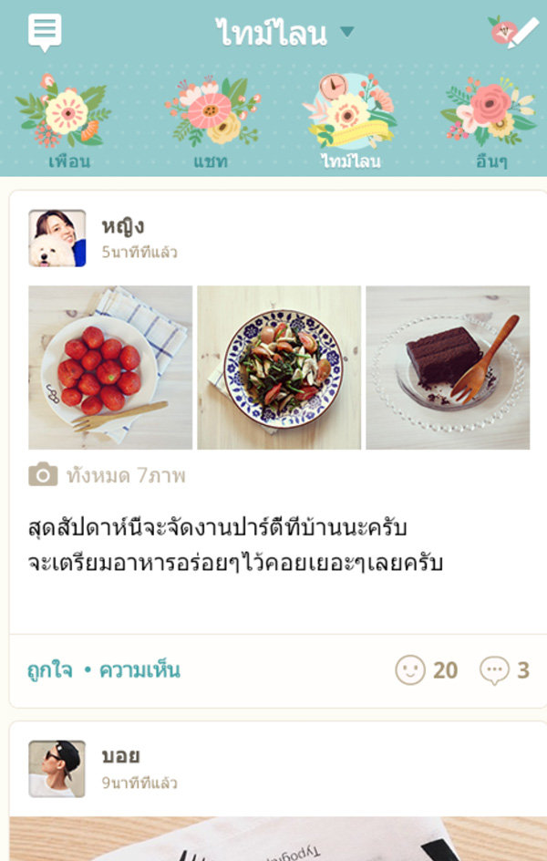 Theme Vintage Flower