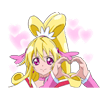 StickerLine-1206 DOKI DOKI PRETTY CURE!(Cure Heart)