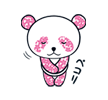 Line Sticker - 1224 Sakura Panda 2
