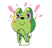 StickerLine-1262 Froggy Moodz