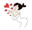 Line Sticker - 1264 Roll your eyes, Undine!
