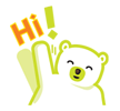Line Sticker -1288 Ho-Yo Bear